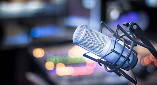 Image of a radio microphone